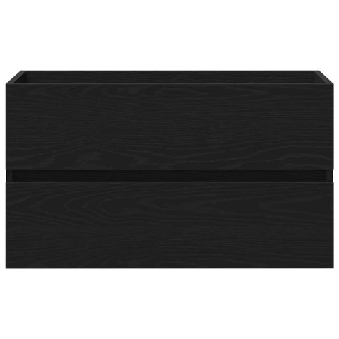 Szafka pod umywalkę z drzwiami Czarny dąb 80 x 39 x 62 cm