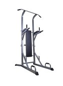 Wieża treningowa fitness 5w1 z ławką i drążkiem, 120 kg