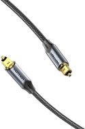 Kabel audio optyczny Vention w oplocie z aluminiowym złączem 10m czarny