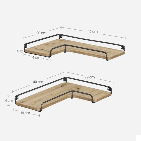 Półki 2 szt - artisan - LLS831B88