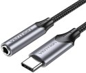 Przejściówka audio Vention USB-C do gniazda słuchawkowego 3,5 mm z adapterem DAC ze stopu aluminium 1m