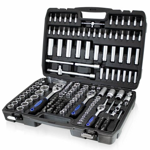 ZESTAW NARZĘDZI 171 ELEMENTÓW WALIZKA BITUXX KLUCZE NASADOWE