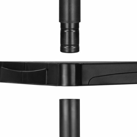 Marbueno Regał 5 Półek Czarny Plastik 61x31x171 cm Ogród 10538