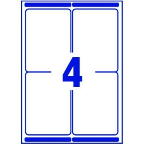 Etykiety do Drukarki Avery L7169 Biały 100 Kartki 99,1 x 139 mm (5 Sztuk)