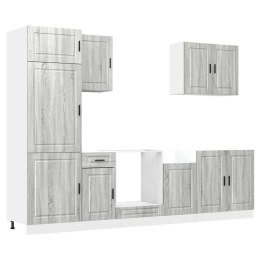Zestaw szafek kuchennych Porto 7-częściowy szary dąb sonoma