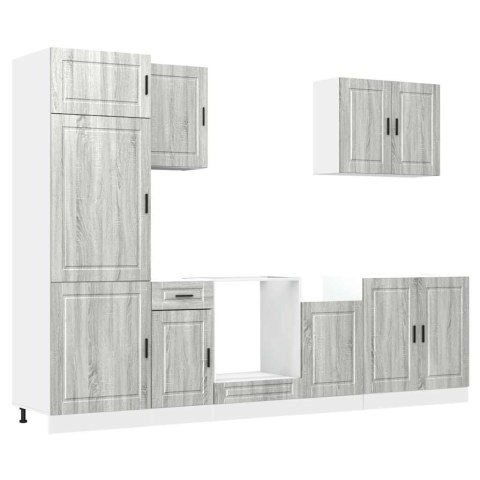 Zestaw szafek kuchennych Porto 7-częściowy szary dąb sonoma