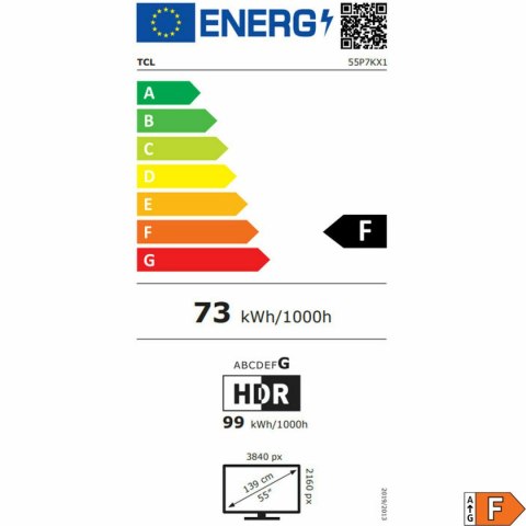 Smart TV TCL 55P7K 55" 4K Ultra HD HDR QLED