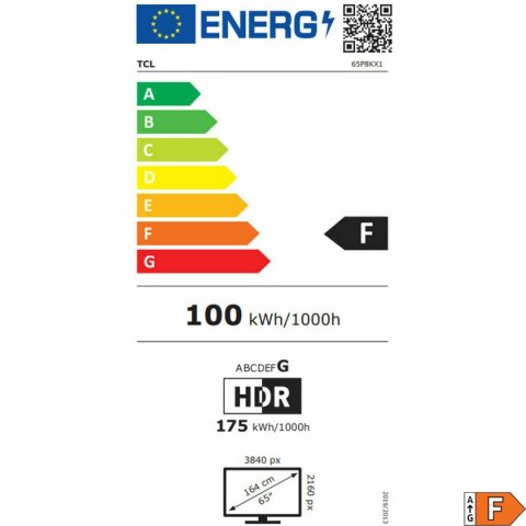Smart TV TCL 65P8K 65" 4K Ultra HD LED HDR D-LED QLED