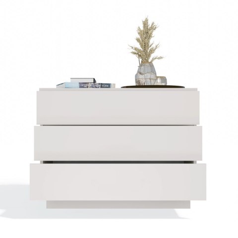 Komoda AMBER 3S Szafka 3 Szuflady Do Sypialni Salonu KASZMIR Beż