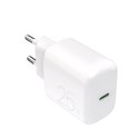 Ładowarka sieciowa USB-C Power Delivery 25W - biała
