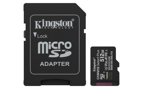 MEMORY MICRO SDXC 512GB UHS-I/W/ADAPTER SDCS3/512GB KINGSTON
