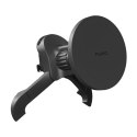 Uchwyt samochodowy magnetyczny do smartfona na kratkę regulowany MagSafe - czarny