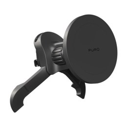 Uchwyt samochodowy magnetyczny do smartfona na kratkę regulowany MagSafe - czarny