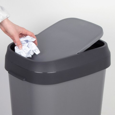 Kosz na śmieci Curver Ciemny szary Plastikowy 50 L (6 Sztuk)