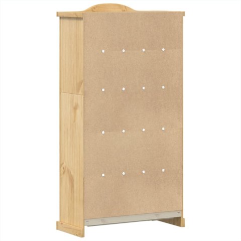 Witryna Corona, 99x43x187 cm, lite drewno sosnowe