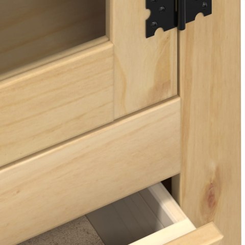 Witryna Corona, 99x43x187 cm, lite drewno sosnowe