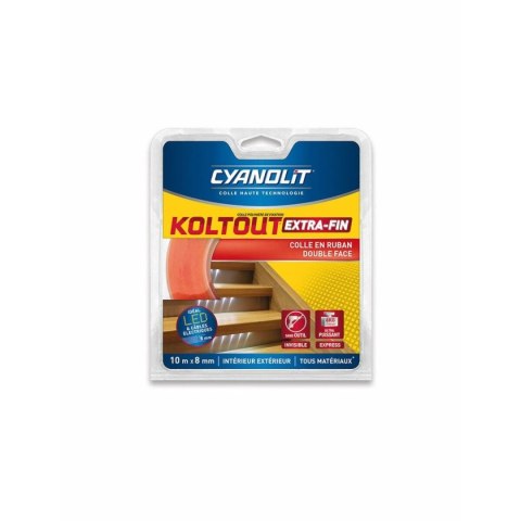 Taśma dwustronna Cyanolit 10 m 8 mm