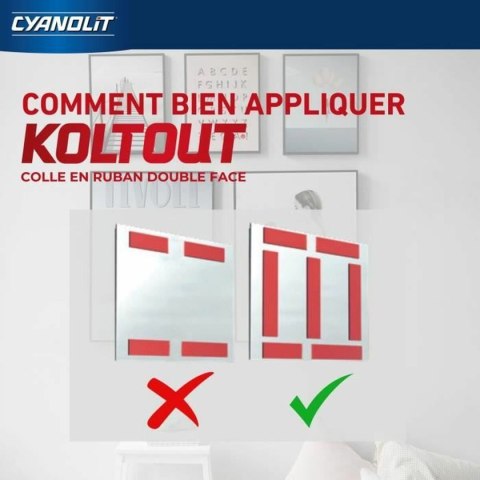 Taśma dwustronna Cyanolit 10 m 8 mm