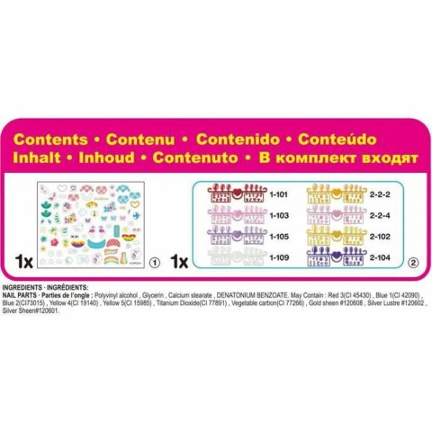 Zestaw do Manicure Aquabeads 35007 Dziecięcy Wielokolorowy Plastikowy