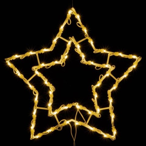 Świąteczna dekoracja LED w oknie - Gwiazda - 40 cm