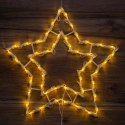 Świąteczna dekoracja LED w oknie - Gwiazda - 40 cm