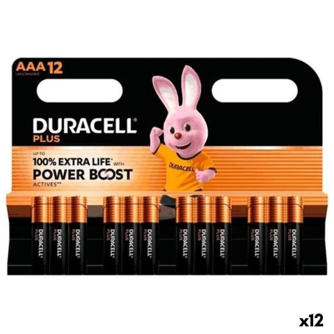 Baterie DURACELL PLUS POWER BOOST 1,5 V AAA 12 Części (12 Sztuk)