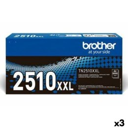 Toner Brother TN2510XXL Czarny (3 Sztuk)