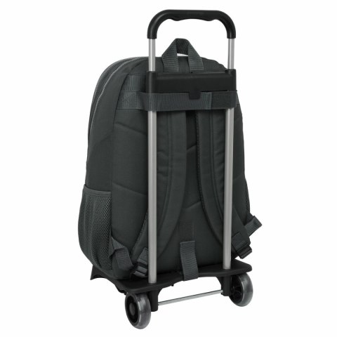 Torba szkolna z kółkami Real Madrid C.F. Szary 32 x 44 x 16 cm