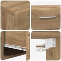 Zestaw szafek RTV Dąb rzemieślniczy Materiał drewnopochodny