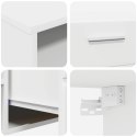 Zestaw szafek RTV z szufladą Biały Materiał drewnopochodny