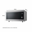 Kuchenka Mikrofalowa LG MJ3965ACS 39L Czarny 1350 W 39 L