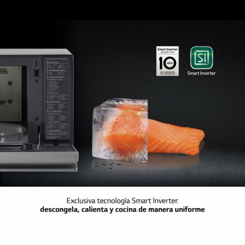 Kuchenka Mikrofalowa LG MJ3965ACS 39L Czarny 1350 W 39 L