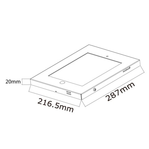 Uchwyt na TV Neomounts IPAD2N-UN20BLACK 10 kg