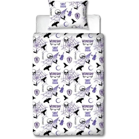 Komplet poszewek na kołdrę Wednesday Wielokolorowy Łóżko 140 2 Części