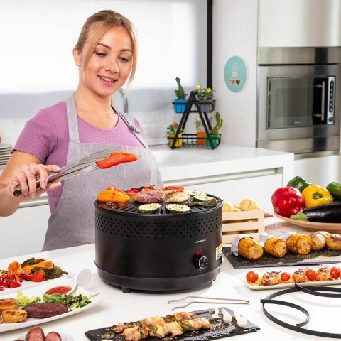 Przenośny Grill Bezdymny na węgiel drzewny InnovaGoods Żelazo (Odnowione B)