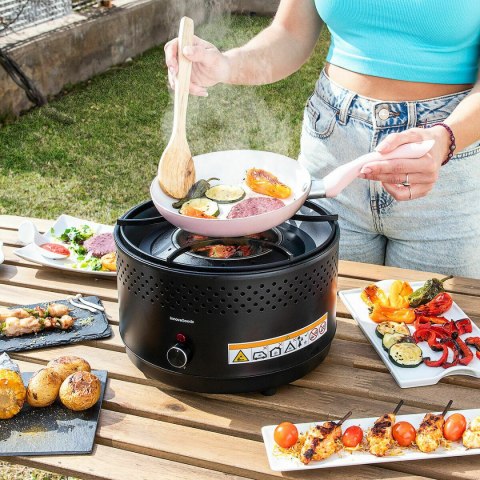 Przenośny Grill Bezdymny na węgiel drzewny InnovaGoods Żelazo (Odnowione B)