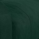 Elektryczny fotel masujący, ciemnozielony, obity aksamitne