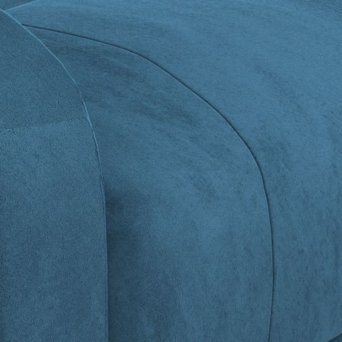 Elektryczny fotel masujący, niebieski, aksamitem