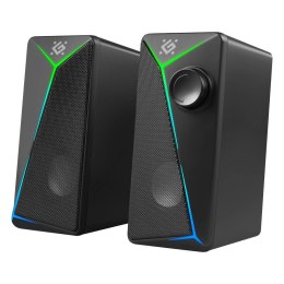 Głośniki Defender J5 2.0 6W USB podświetlenie LED RGB