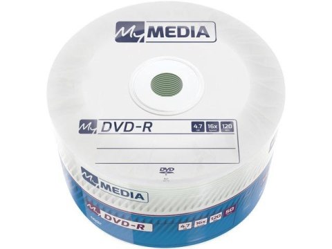 Płyty DVD-R MyMedia 16x 4.7GB Wrap (Spindle 50)
