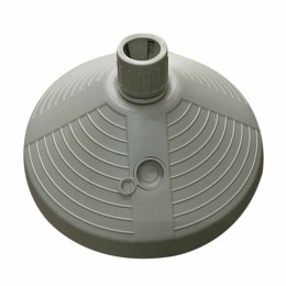 Marbueno Podstawa Parasol Okrągły Plastik 38x38x14 cm 10L Biały Ogród, Basen, Taras