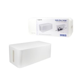 Organizer kabli LogiLink KAB0063 CableBox L, biały