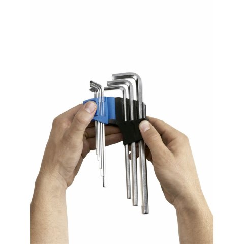 Zestaw Kluczy Imbusowych WITTE 1,5-2-2,5-3-4-5-6-8-10 mm Sześciokątny Zestaw Kluczy Imbusowych 9 Części