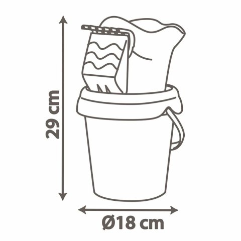 Konewka Smoby Spidey Bucket MM Garni Plastikowy