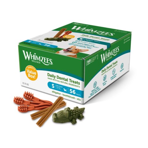 Mokre jedzenie Whimzees Daily Dental Treats 56 Sztuk