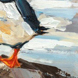 Płótno DKD Home Decor Sosna Płótno 45 x 2,7 x 45 cm