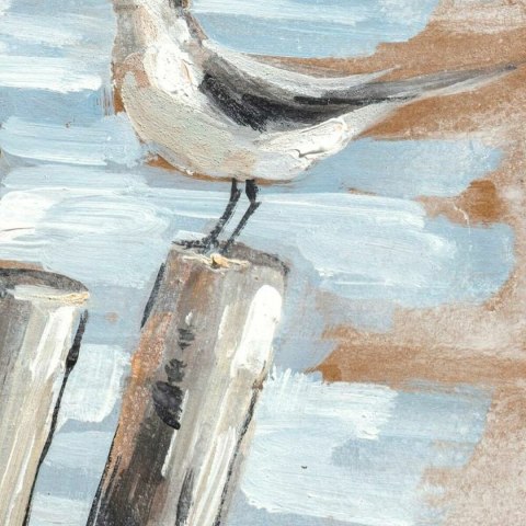 Płótno DKD Home Decor Sosna Płótno 45 x 2,7 x 45 cm