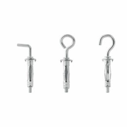 Wtyki i wkręty Rapid 5001556 6 x 4 x 18 cm Metal Ekspansja 12 Sztuk