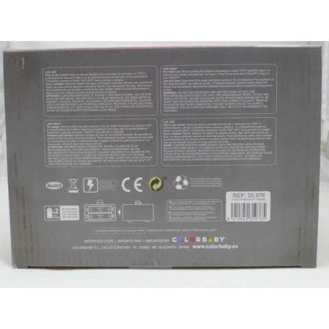 Dekoracyjny Kominek Elektryczny Ścienny Ambients 20 x 23 x 14 cm (2 Sztuk)