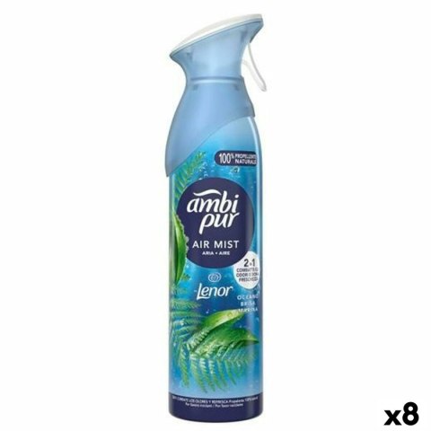 Odświeżacz Powietrza w Sprayu Ambi Pur Morska bryza 185 ml (8 Sztuk)